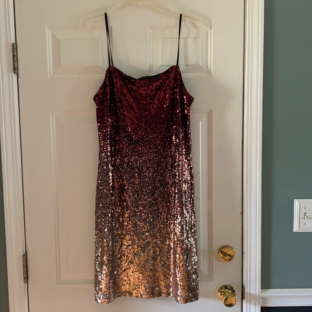 New with tags mid length sequined cocktail dress